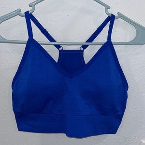 Blue PINK Sport Bra